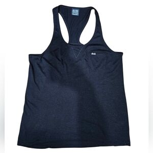 Le Tigre Racerback Black Tank XL Tall Long